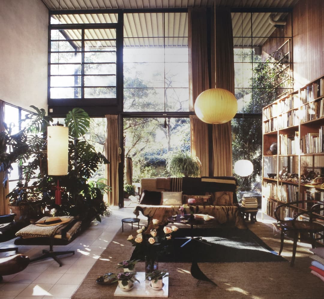 eames house interior