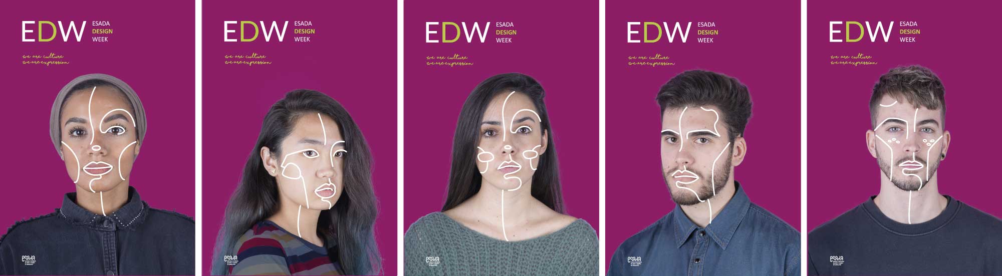 Propuestas de Carteles con personas para la 4º EDW 